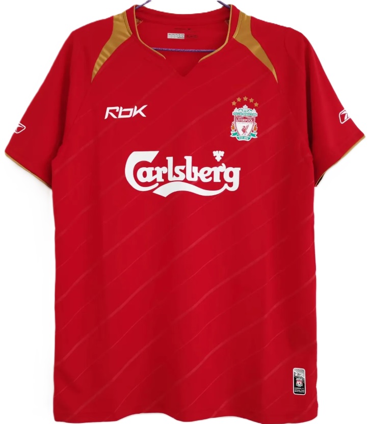 Camisa I Liverpool 2005 2006 Reebok Retro
